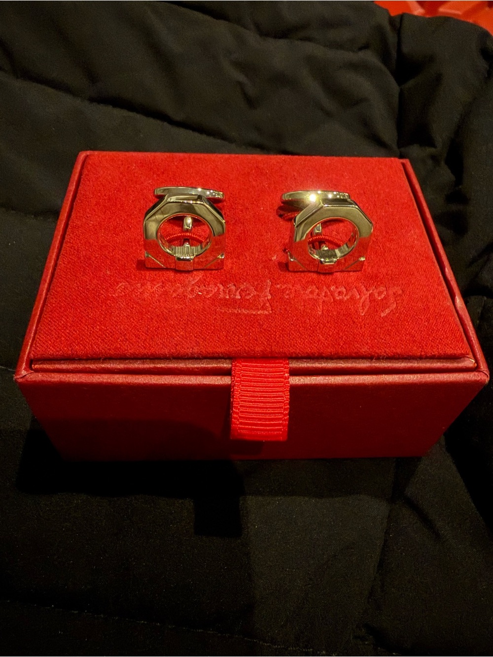 Salvador Dali Style Silver-Tone Men’s Cufflinks - Silver